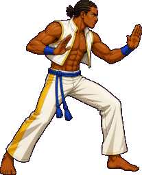 MAKO idle stance, animation frame 1 of 2