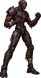 OMEGA idle stance, animation frame 1 of 2